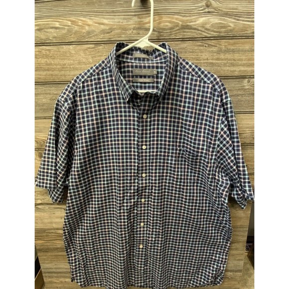 Daniel Cremieux Other - Daniel Cremieux Signature Men's X-Large Blue Plaid Long Sleeve Button Up Shirt